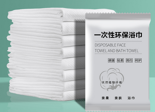 一次性的浴巾毛巾套装